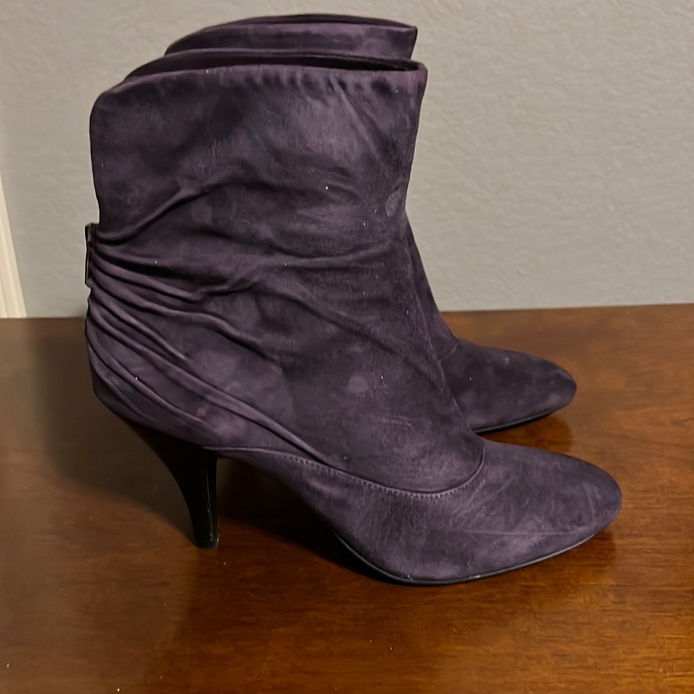 Purple Ankle Boots